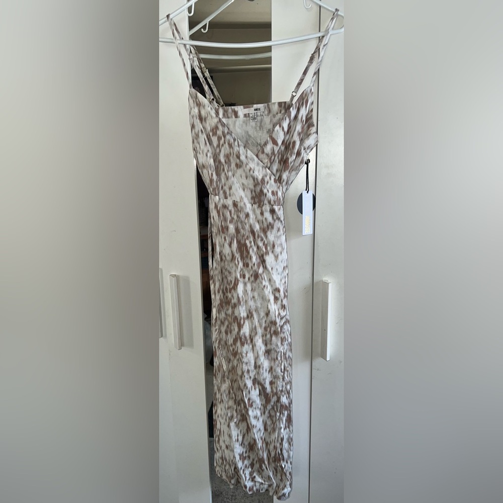 Cotton/Linen wrap dress